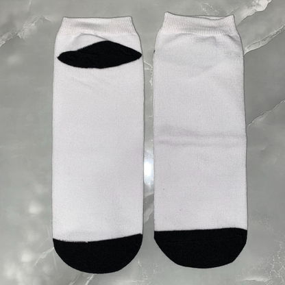 Polyester Socks black/white 25cm