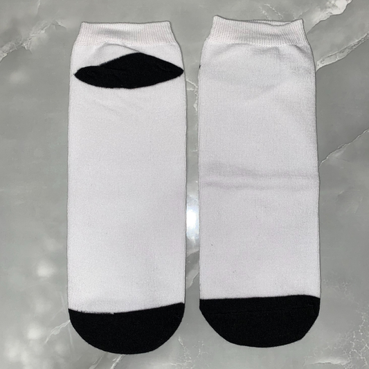 Polyester Socks black/white 25cm