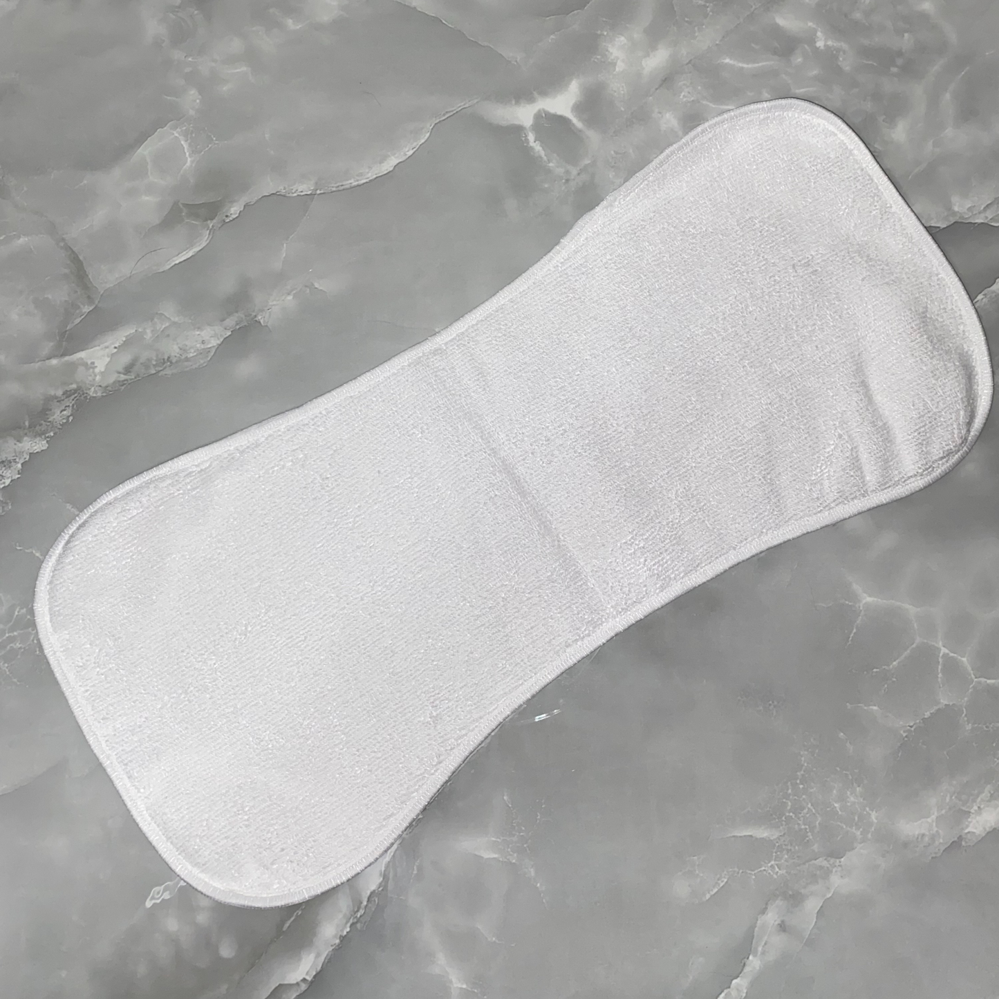 Sublimation Polyester Baby Bib White