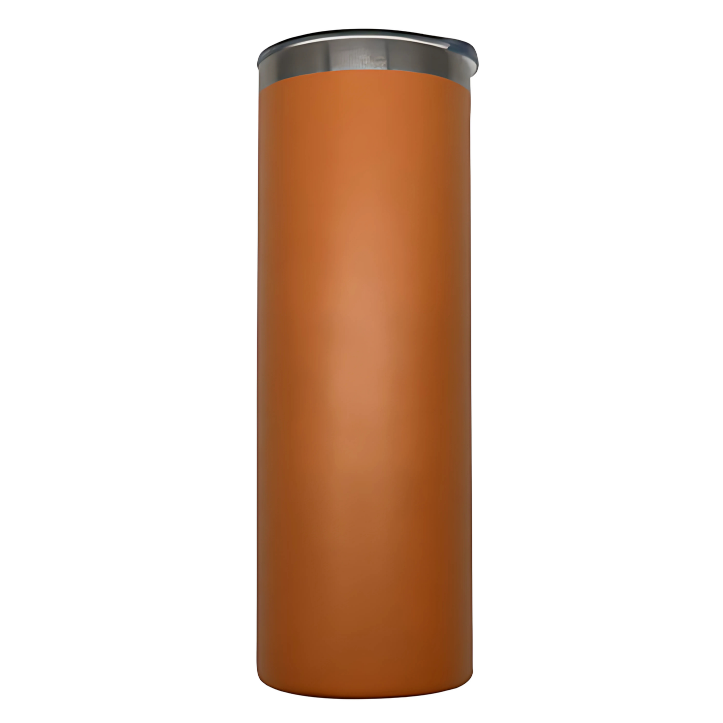 Double Wall Stainless Steel 20oz Engraving Skinny Tumbler Orange