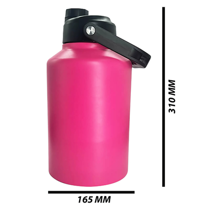 Double Wall Stainless Steel Engraving 128oz (3.8L) Camper Plus Water Tank Cheaky Pink
