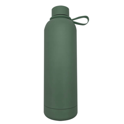 Double Wall Stainless Steel Engraving Luxury 750ml Water Tommy Olive