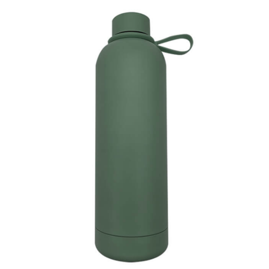 Double Wall Stainless Steel Engraving Luxury 750ml Water Tommy Olive