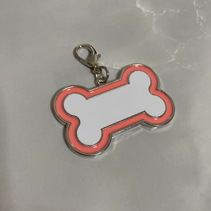 Dog tag pink