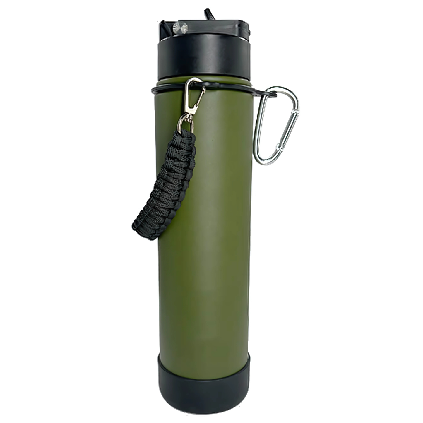 Double Wall Stainless Steel Engraving 24oz (700ml) Rope Water Bottle Camo