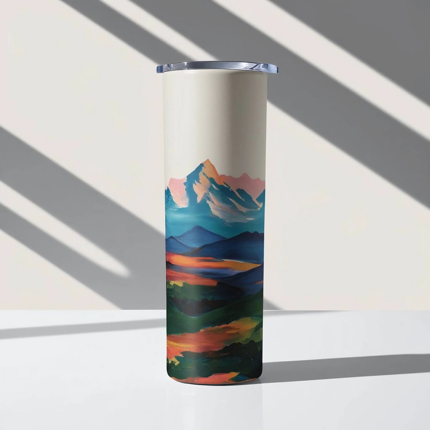 Skinny tumbler 20oz landscape print