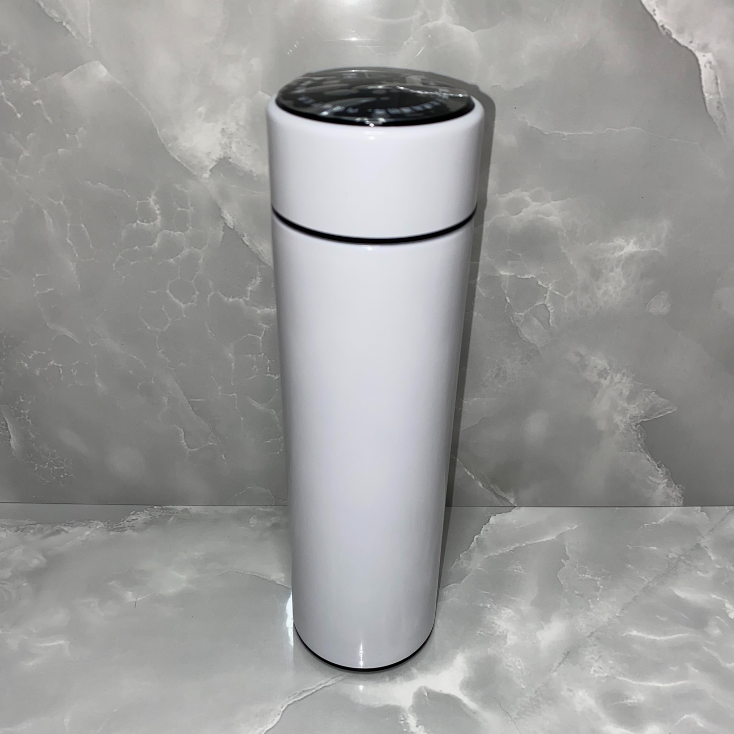 Temperature water bottle white