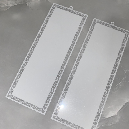 Sublimation bookmark white