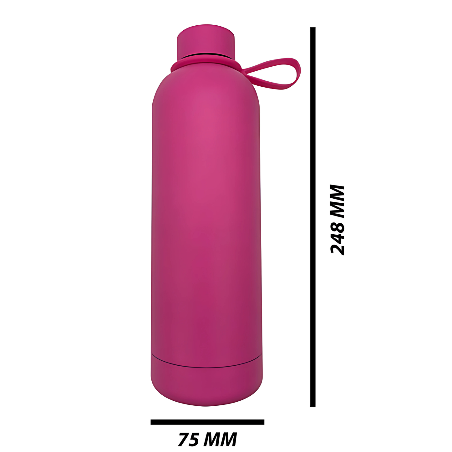 Double Wall Stainless Steel Engraving Luxury 750ml Water Tommy Pink