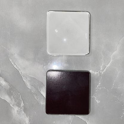 Glass square fridge magnet