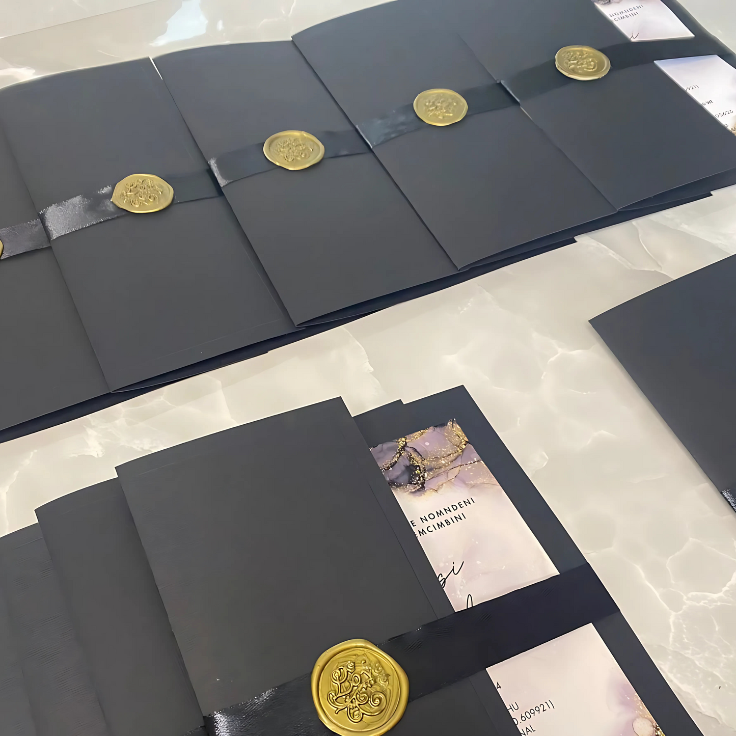 Black Wedding Invitations