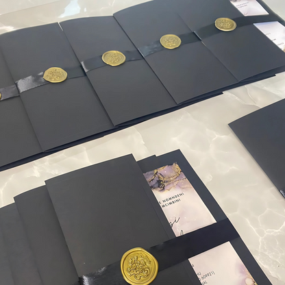 Black Wedding Invitations