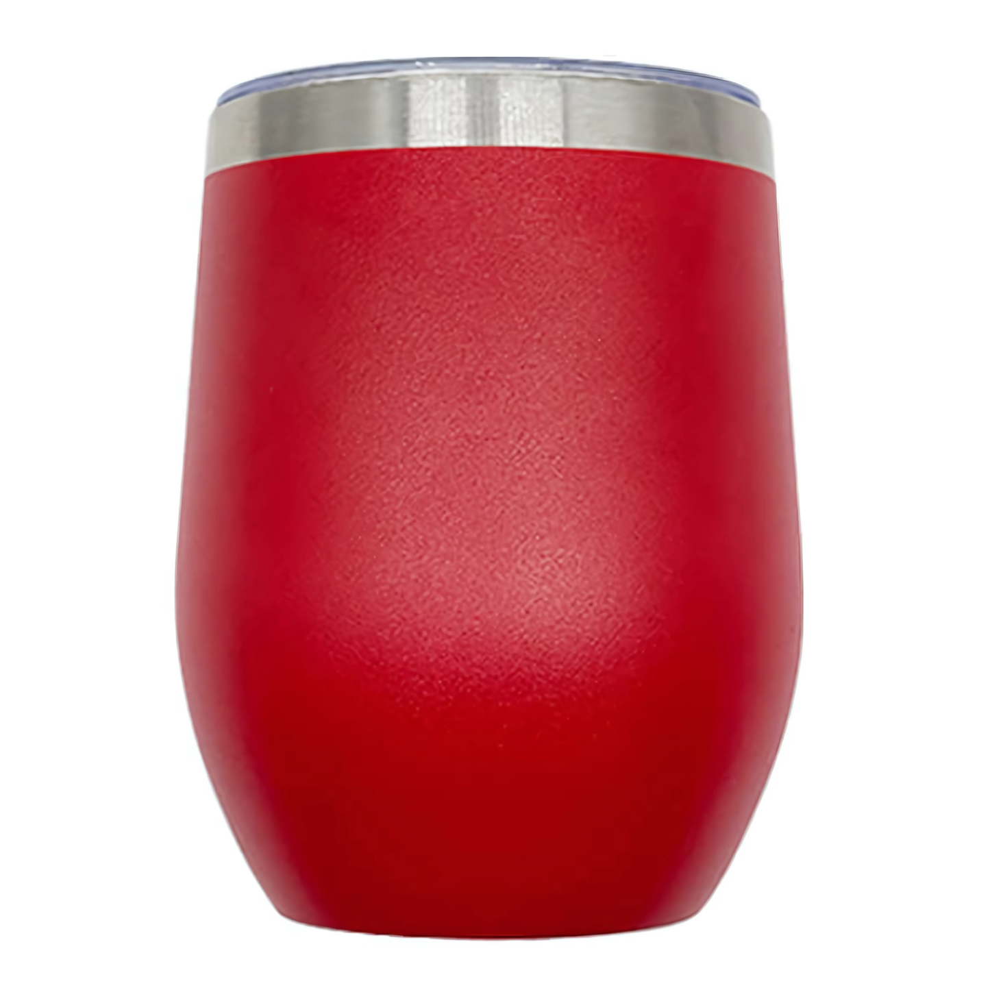 Double wall stainless steel 12oz engraving wine tumbler red