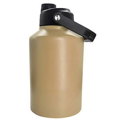 Double Wall Stainless Steel Engraving 128oz (3.8L) Camper Plus Water Tank Khaki