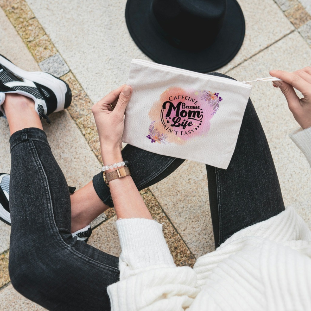 Mom Life. Mothers Day Makeup/Pencil Bags