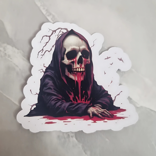 skull printed stickers