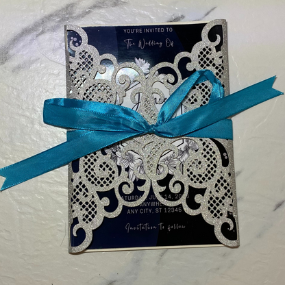 Glitter Wedding Invitation
