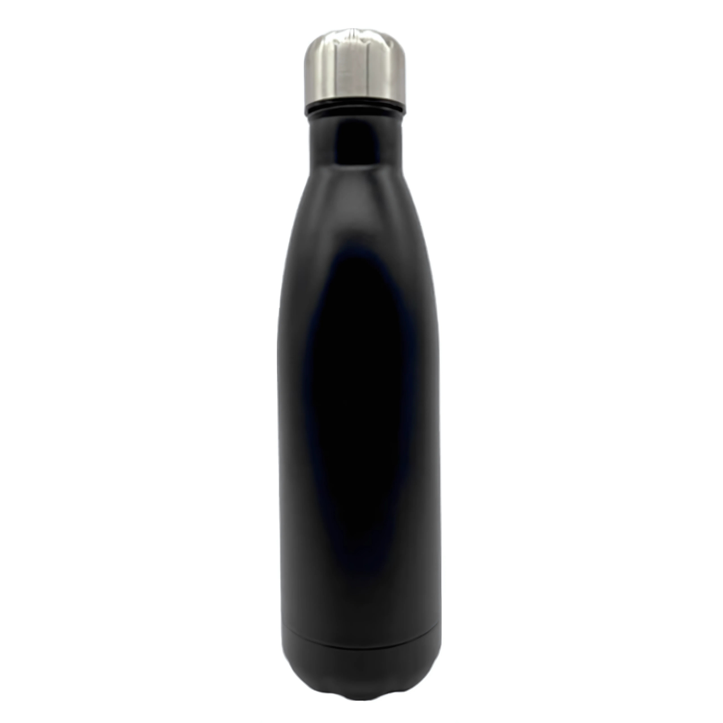 Double Wall Stainless Steel 500ml Engraving Water Bottle Black