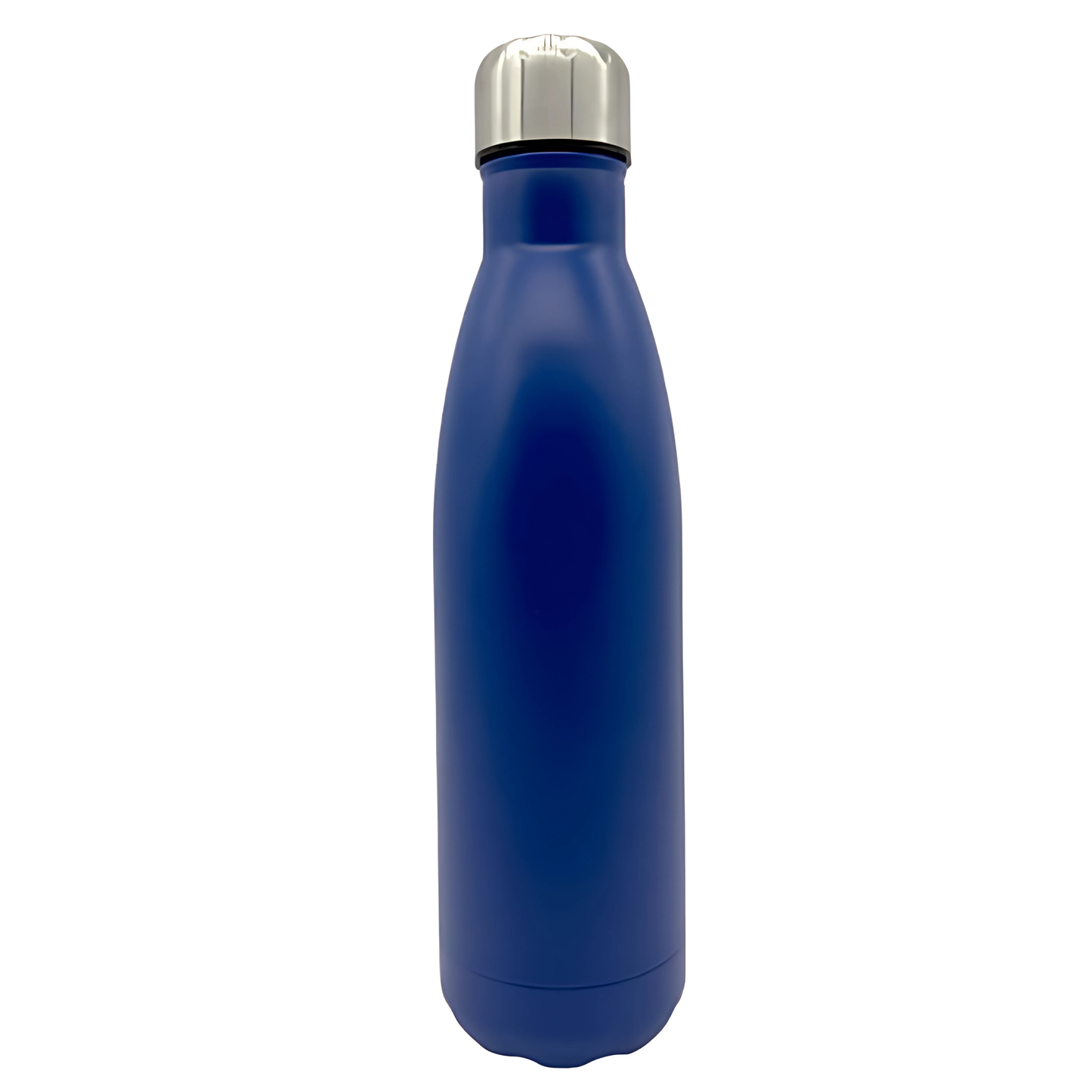 Double Wall Stainless Steel 500ml Engraving Water Bottle Blue