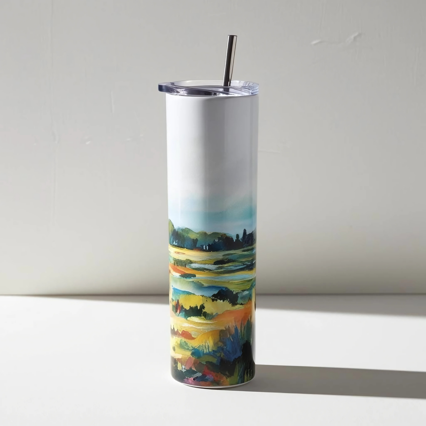 Skinny tumbler 20oz landscape print