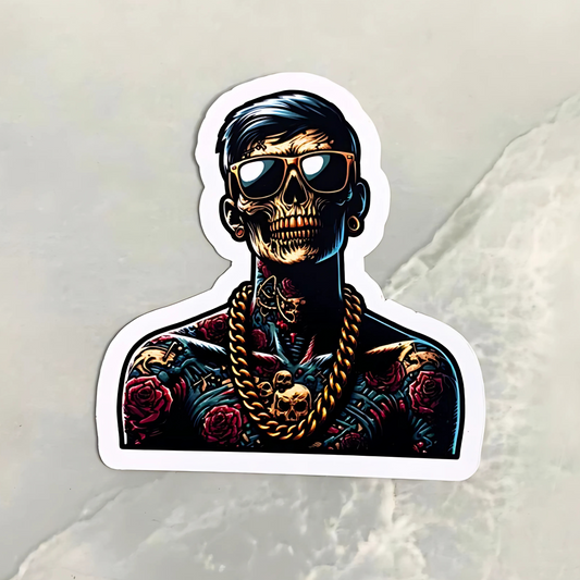 Undead printed stickers