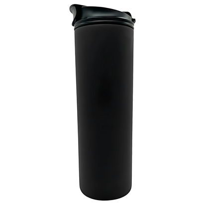 Double Wall Stainless Steel 20oz (590ml) Engraving Hot and Cold Skinny Tumbler Black