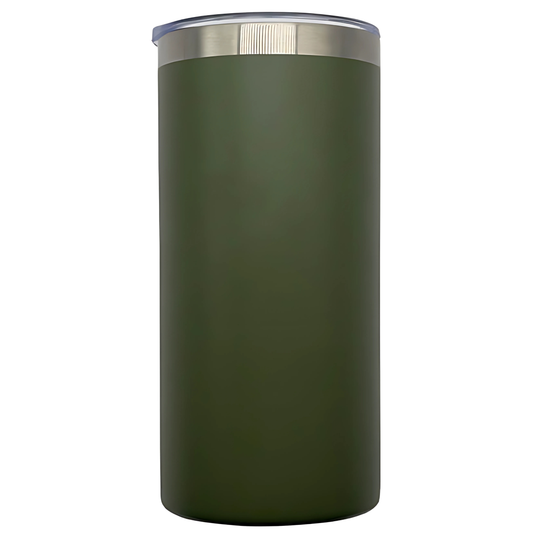 Double wall stainless steel 15oz engraving skinny tumbler Camo