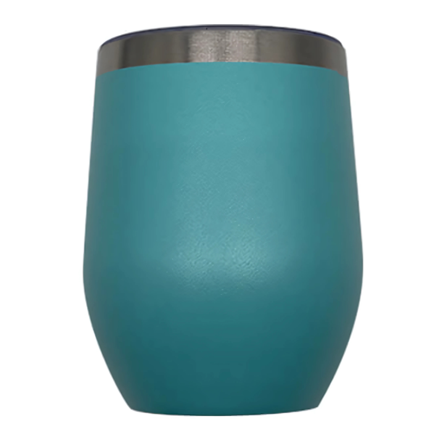 Double wall stainless steel 12oz engraving wine tumbler ocean blue
