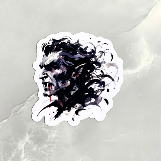 Vampire printed stickers