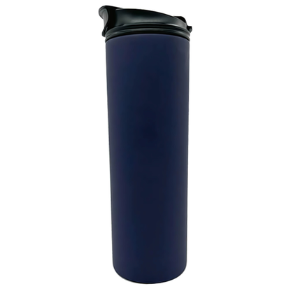 Double Wall Stainless Steel 20oz (590ml) Engraving Hot and Cold Skinny Tumbler Navy Blue