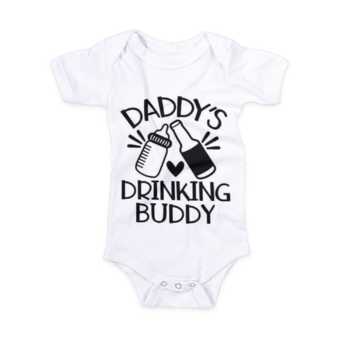 Baby Onesie Daddy's Drinking Buddy