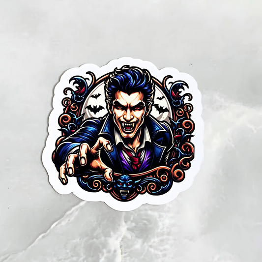 Vampire printed stickers