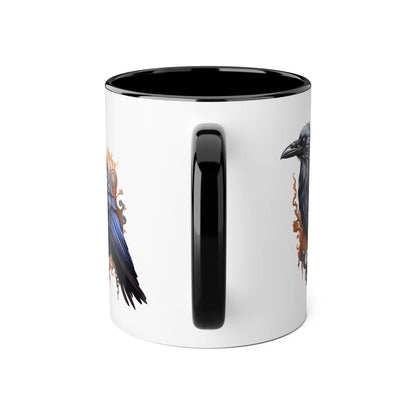 Raven 11 0z two tone ceramic mug