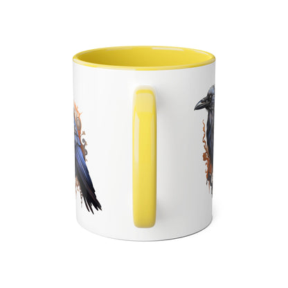 Raven 11 0z two tone ceramic mug