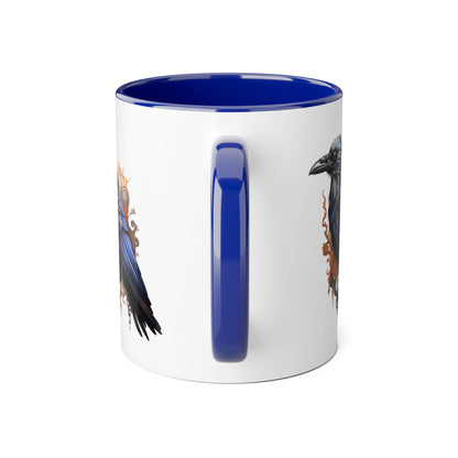 Raven 11 0z two tone ceramic mug