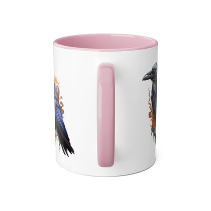 Raven 11 0z two tone ceramic mug