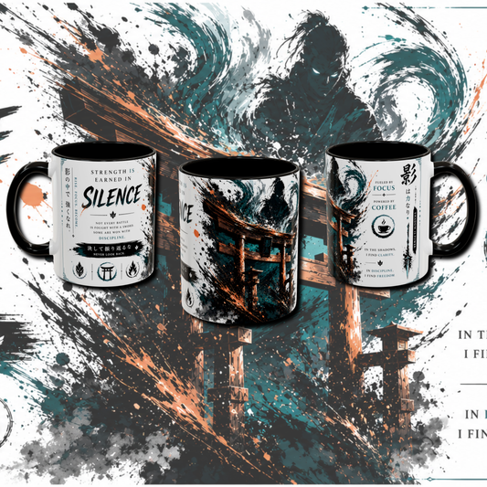 "Fan art anime" two tone mug.