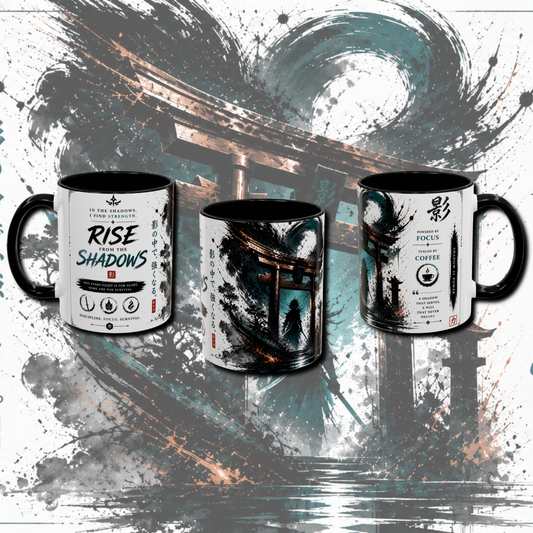 "Fan art anime" two tone mug.