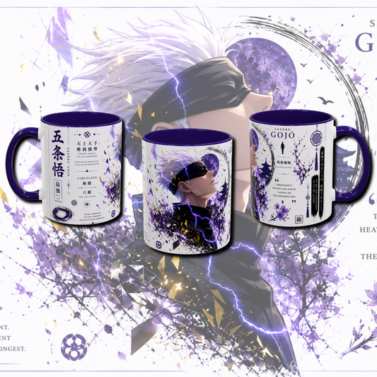 "Fan art anime" two tone mug.