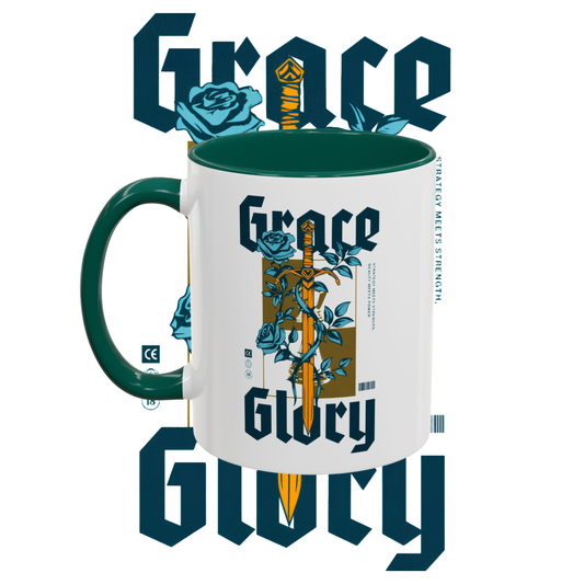 "Grace" two tone sublimation mug.