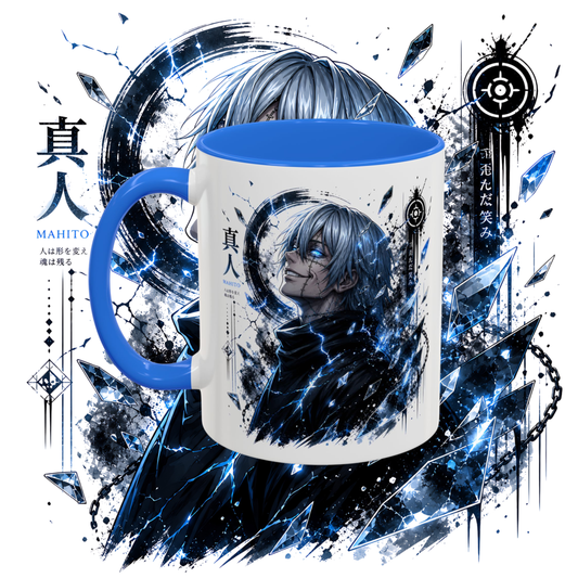"Fan art Mahito" two tone sublimation mug.