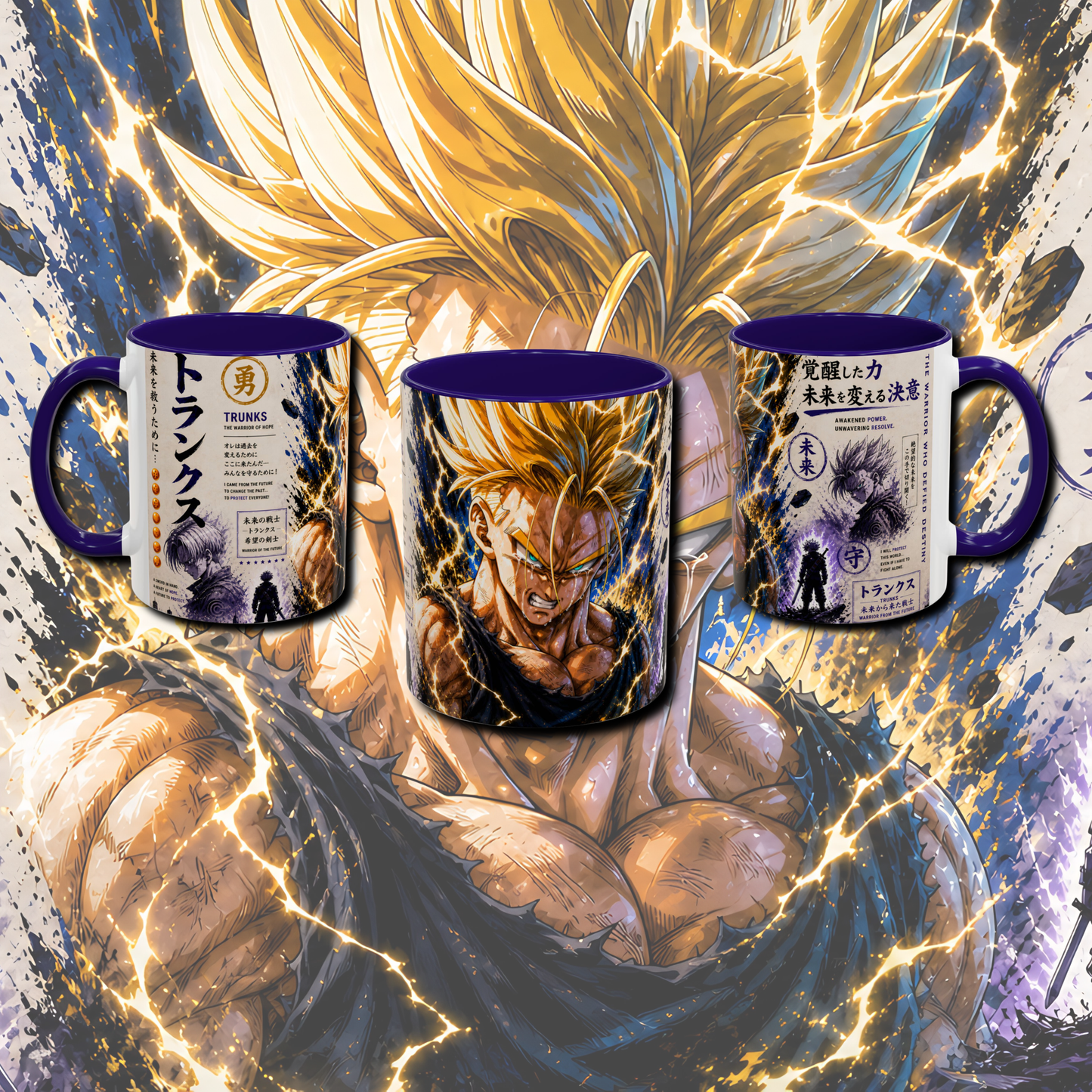 "Fan art" two tone mug.