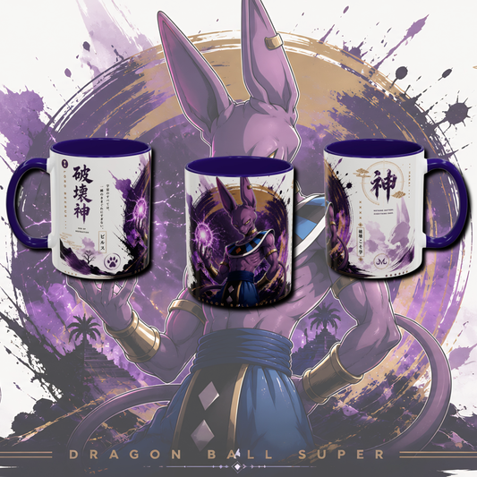 "Fan art anime" two tone mug.