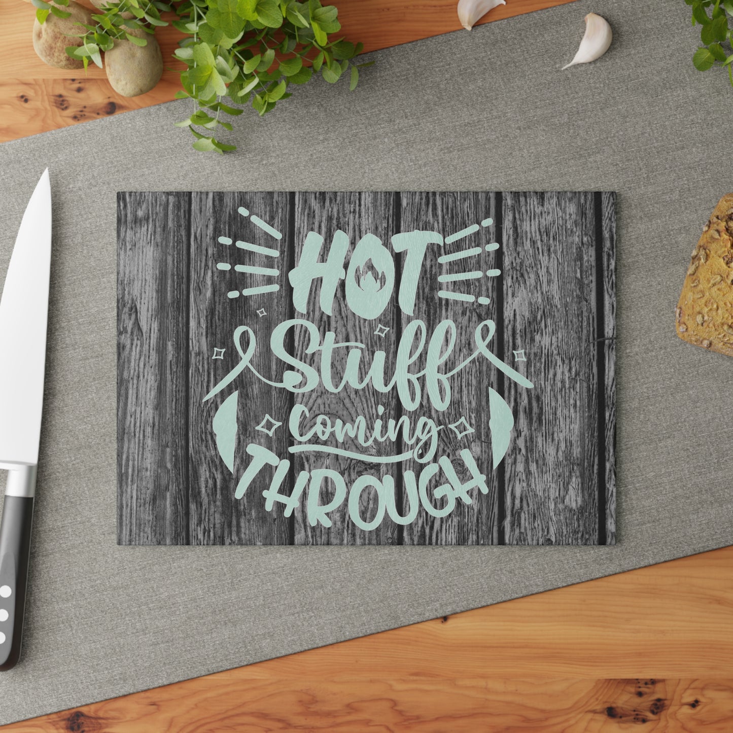 Hot Stuff Glass Cutting Board
