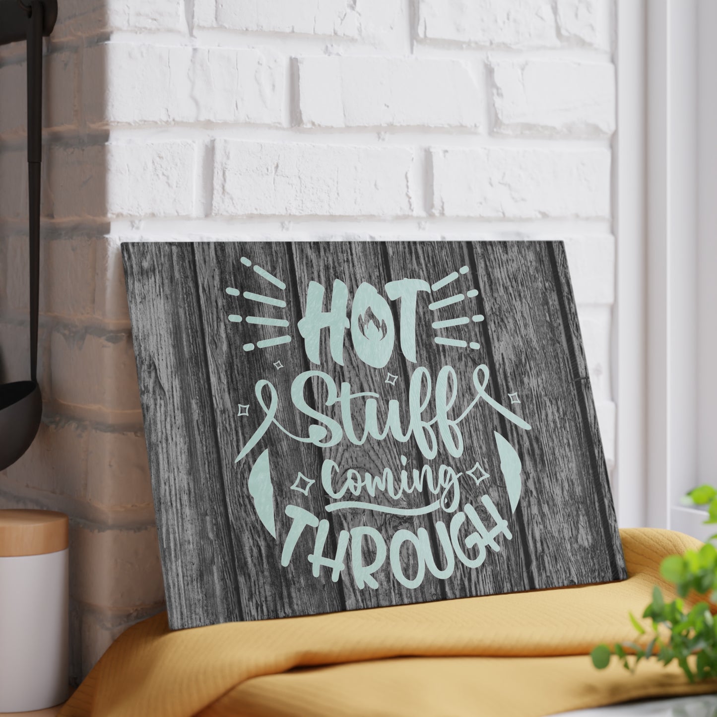 Hot Stuff Glass Cutting Board