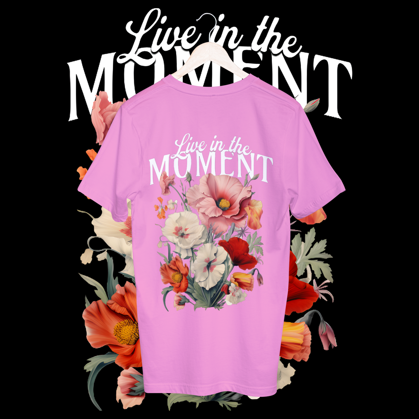 Women's live in the moment t-shirt