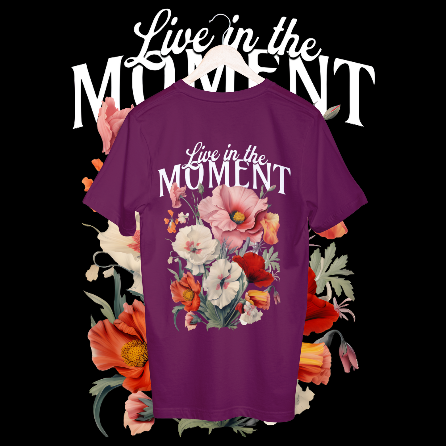 Women's live in the moment t-shirt