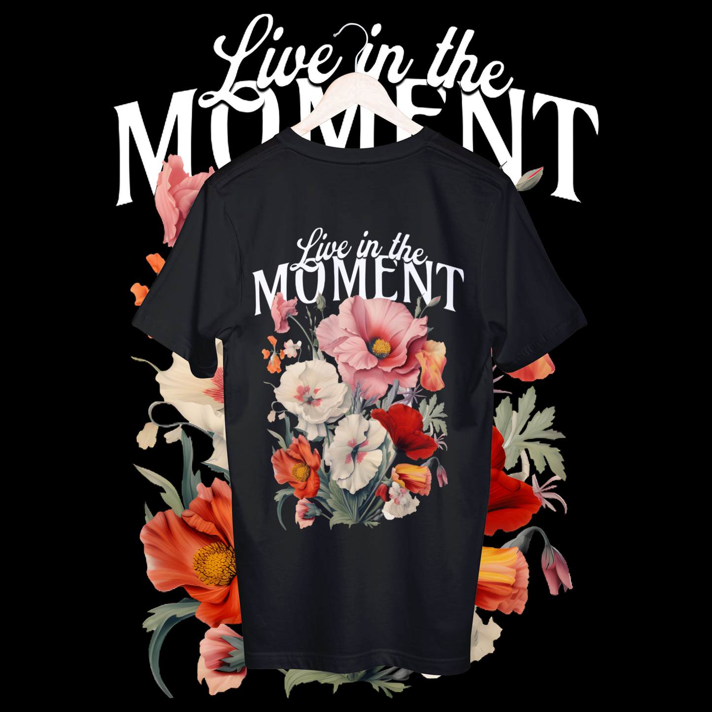 Women's live in the moment t-shirt