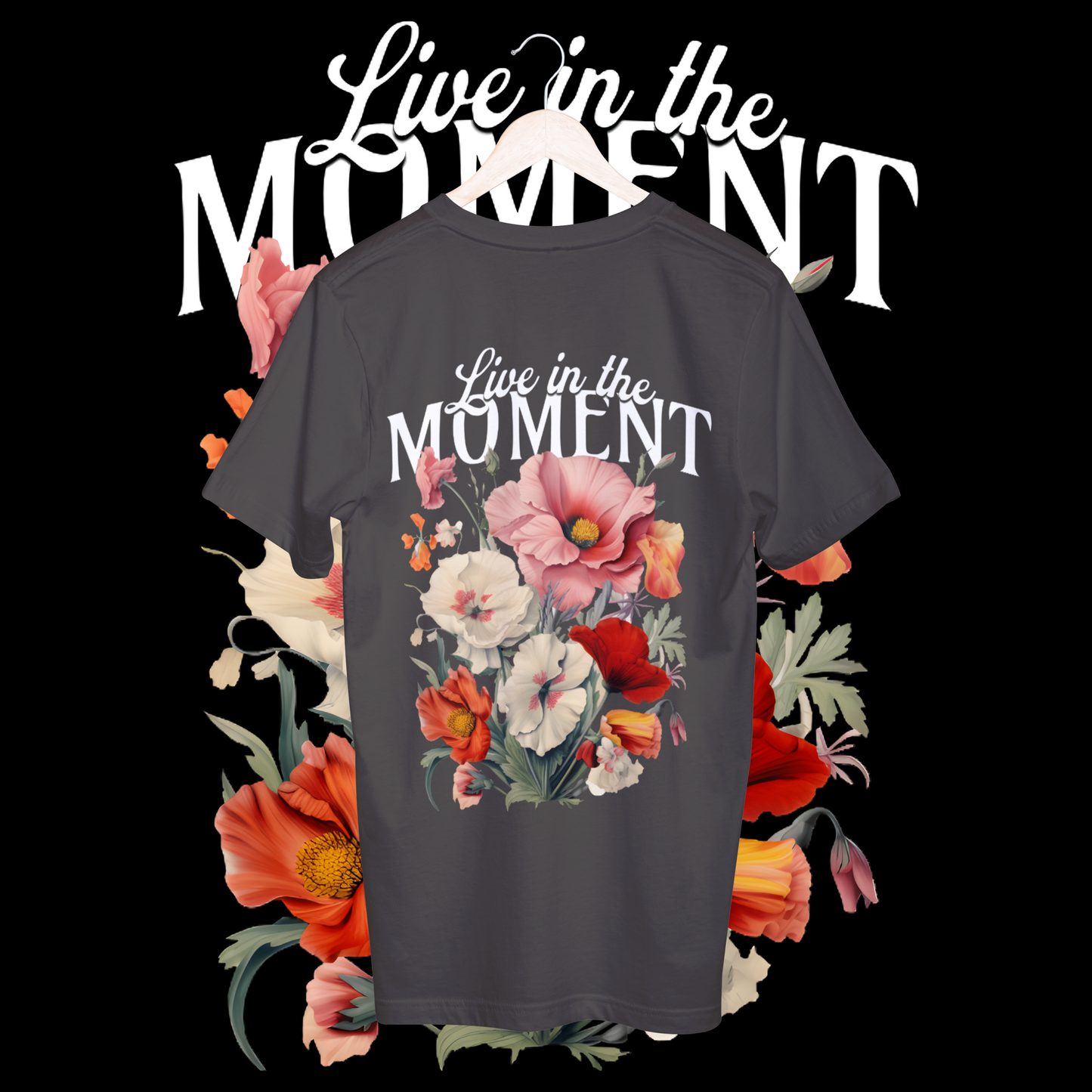 Women's live in the moment t-shirt
