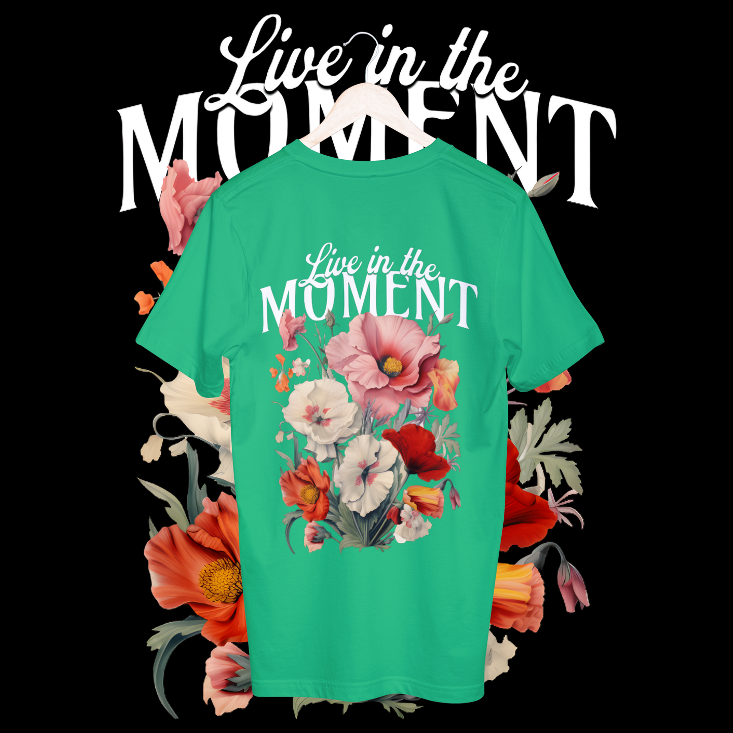 Women's live in the moment t-shirt